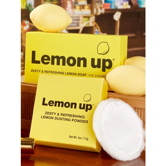 Best Sale β€οΈ Lemon Up Talc-Free Dusting Powder With Puff π€©