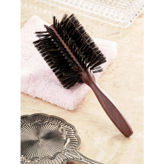 Cheapest β¨ Vermont Country Store Italian 3 Inch Round Boar Bristle Hair Brush β€οΈ