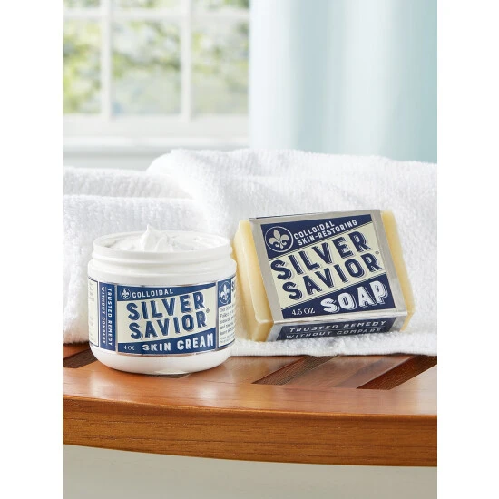 Discount π Silver Savior Colloidal Silver Skin Face And Body Cream β - Image 3
