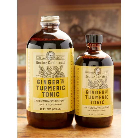 New ❤️ Vermont Country Store Doctor Carleton's Ginger And Turmeric Tonic, 16 Oz. Bottle ⌛ - Image 4