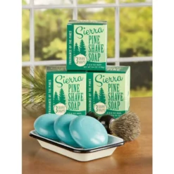 Discount 🤩 Twincraft Sierra Pine Shave Soap, 3 Bars ✨