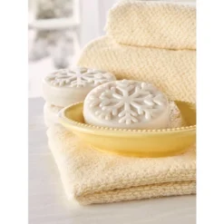 New ✔️ Vermont Country Store Winter Snowflake Bath And Body Soap Trio Gift Box, 3 Bars 🎁